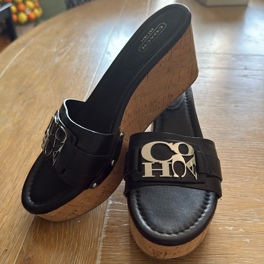 Coach Wedge Sandals
